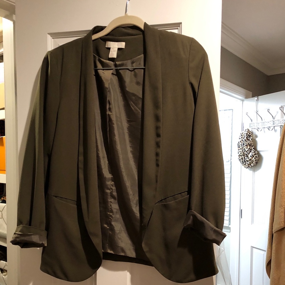 Olive green blazer